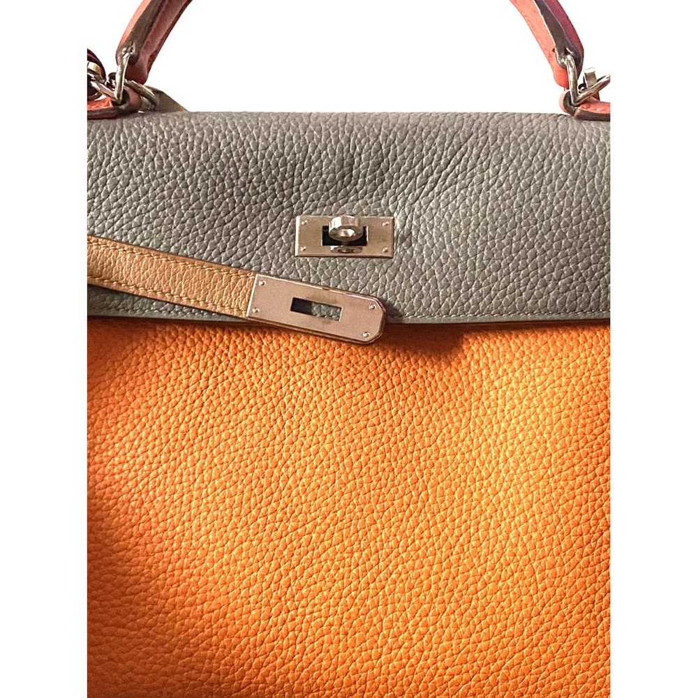 Hermès Kelly 28 leather handbag - image 4