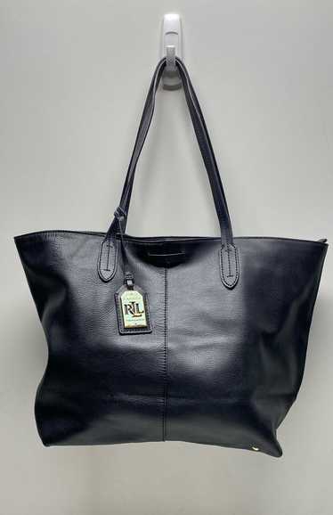 Lauren Ralph Lauren Leather Tote Bag Black