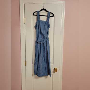 denim apron dress - Gem