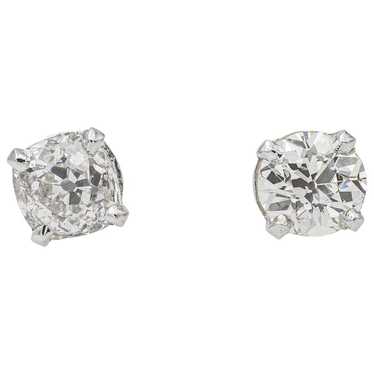 Autre Marque White gold earrings - image 1