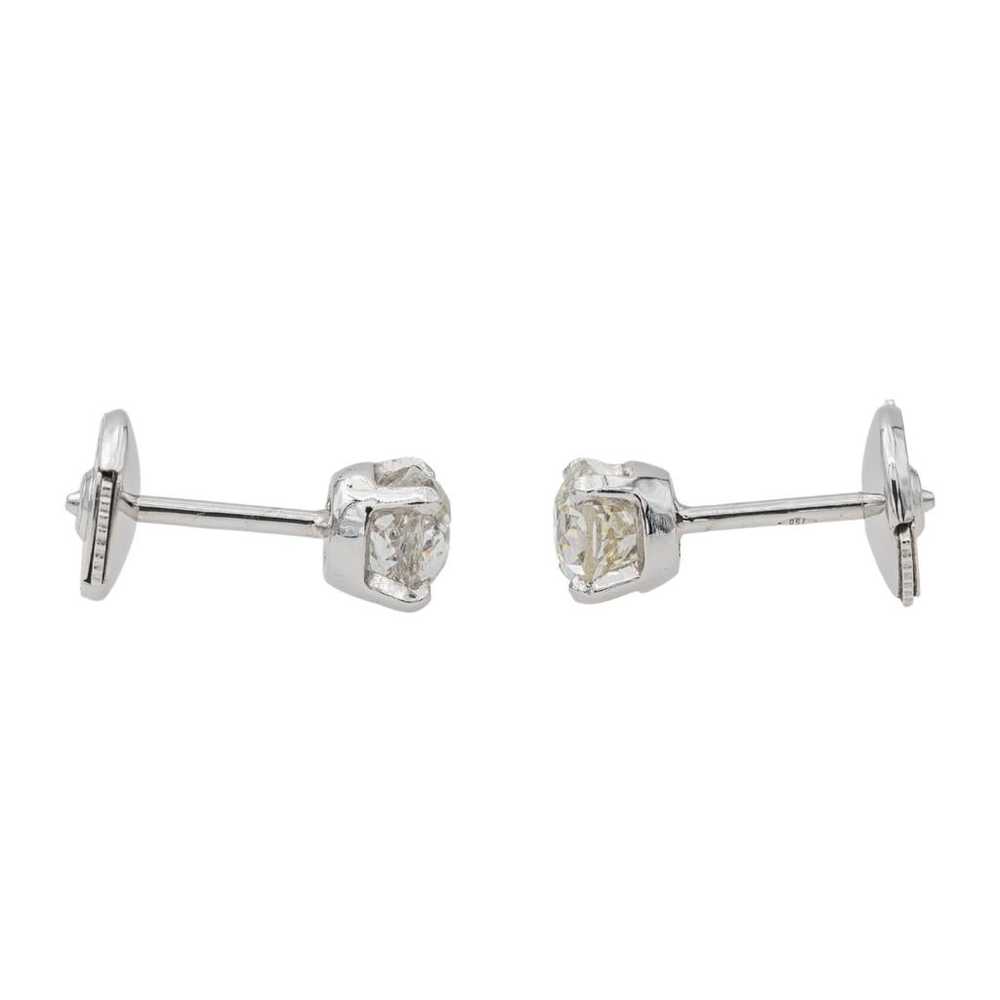 Autre Marque White gold earrings - image 6