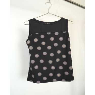 Fendi Vintage Fendi Zucca Polka Dot Sleeveless Sh… - image 1