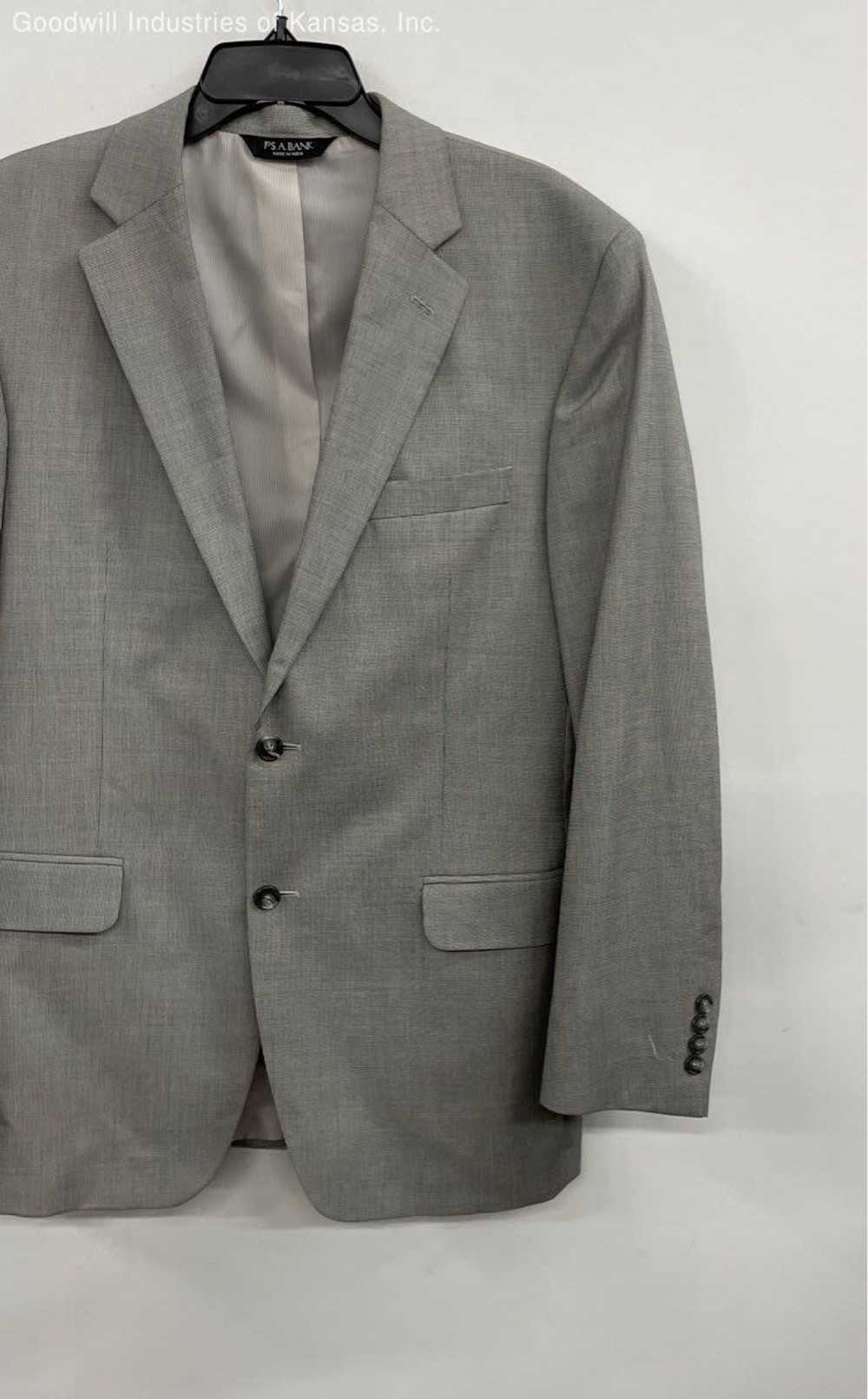 Jos A. Bank Gray Suit Jacket/Blazer - Size 41R - image 2