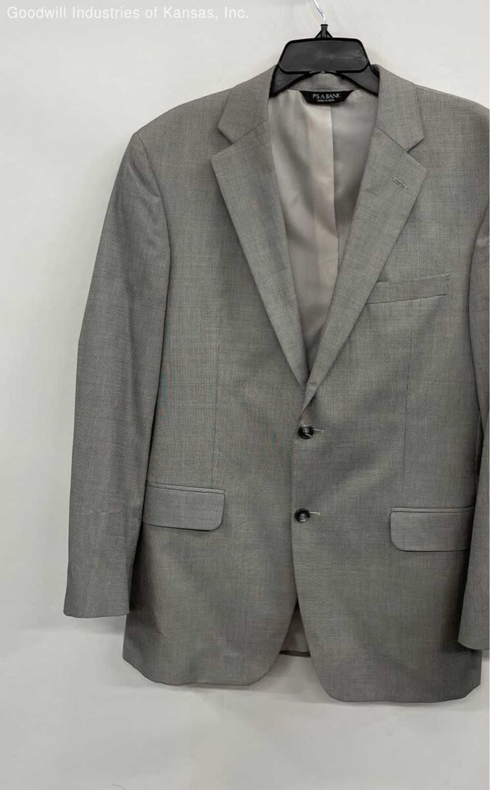 Jos A. Bank Gray Suit Jacket/Blazer - Size 41R - image 3