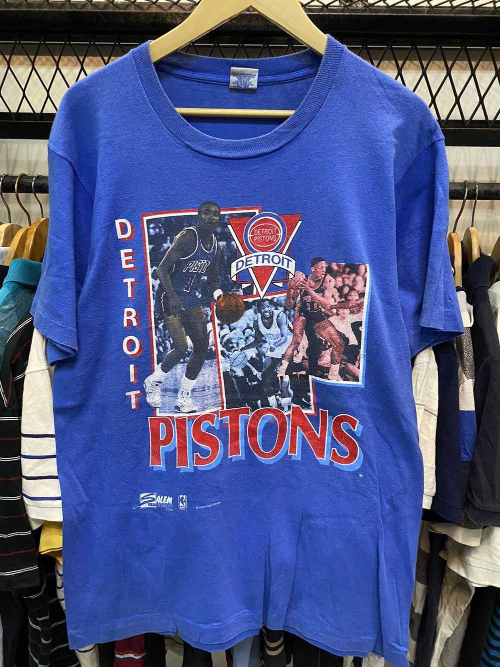 NBA × Rap Tees × Vintage Vintage Detroit Pistons … - image 2