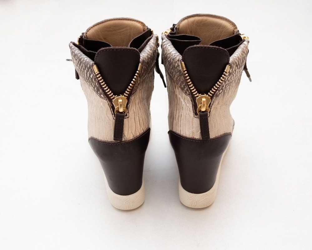 Giuseppe Zanotti Giuseppe Zanotti Brown Embossed … - image 3