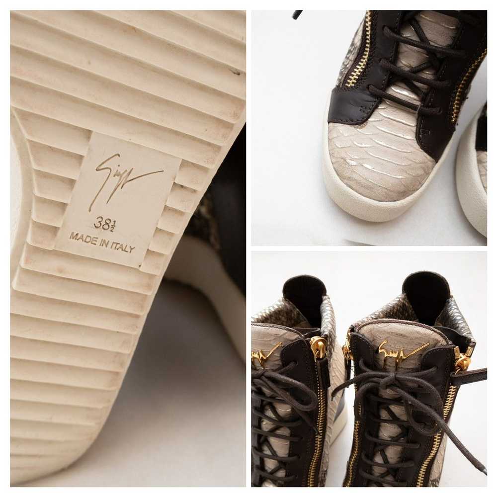 Giuseppe Zanotti Giuseppe Zanotti Brown Embossed … - image 6