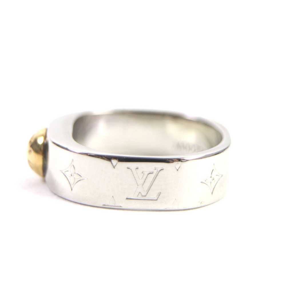 LOUIS VUITTON Ring M00216 metal Silver gold ring … - image 4