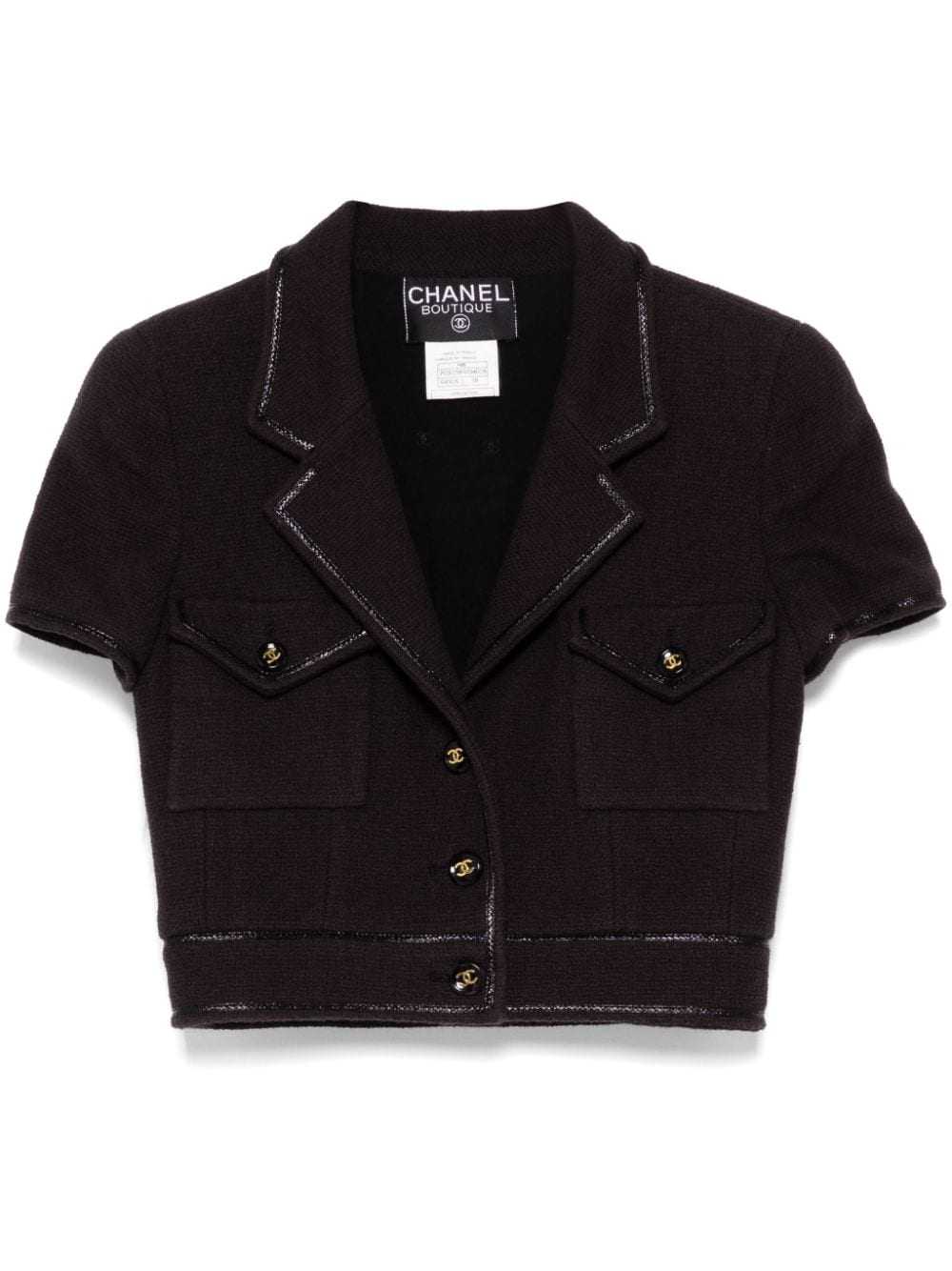 CHANEL Pre-Owned 1995 single-breasted jacket - Bl… - image 1