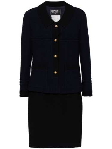 CHANEL Pre-Owned 1993 single-breasted skirt suit … - image 1