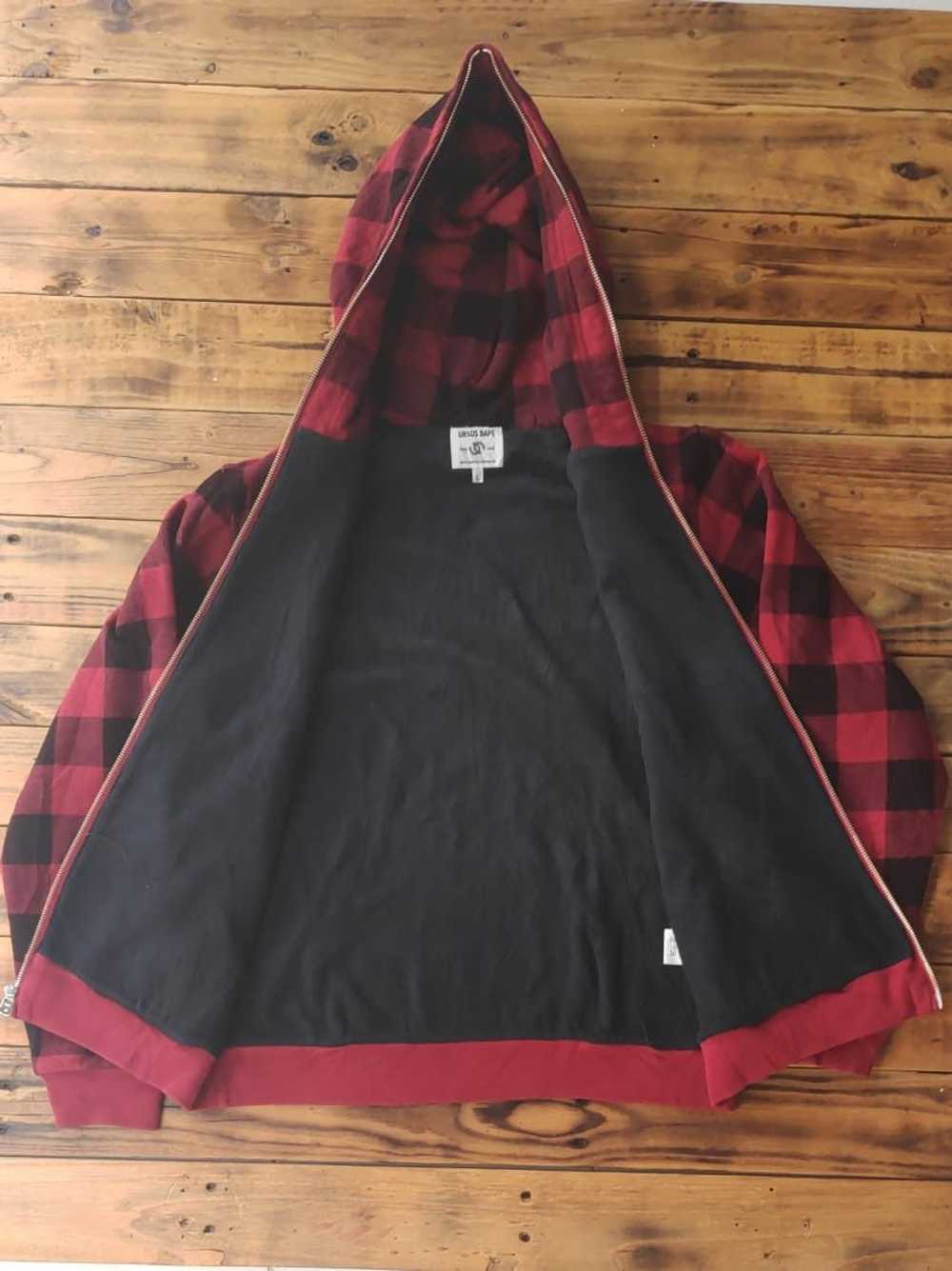 Bape Ursus Plaid Full Zipper Hoodie - image 3