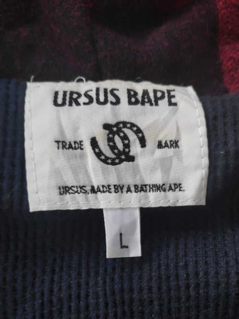 Bape Ursus Plaid Full Zipper Hoodie - image 4