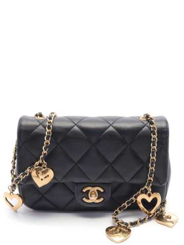 CHANEL Pre-Owned 2021 heart-charm diamond-quilted 