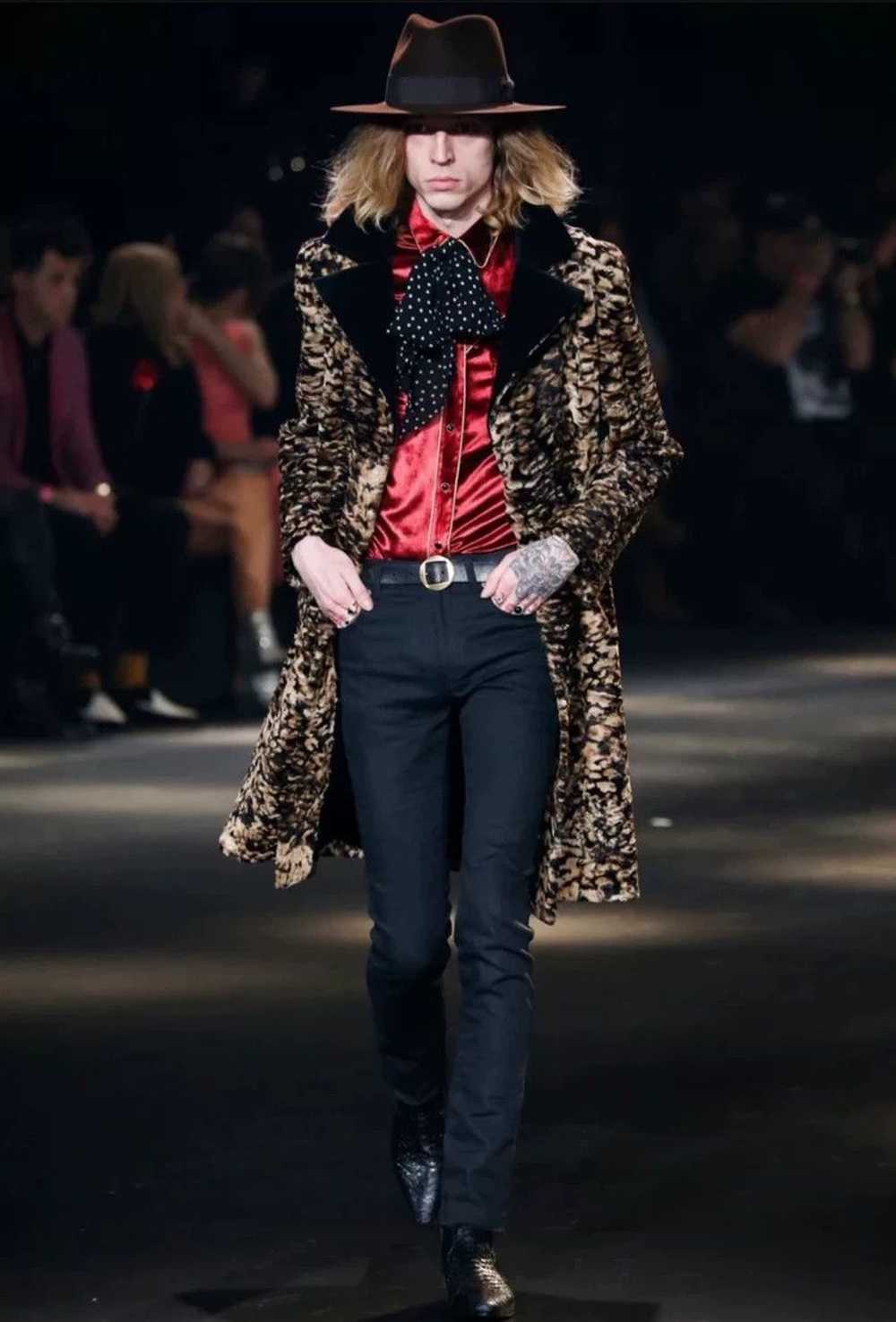 Saint Laurent Paris Saint Laurent Paris 16fw Red … - image 8