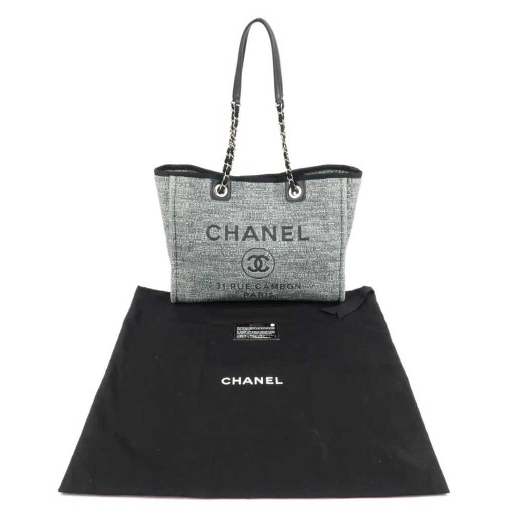 Chanel Deauville tweed tote - image 9