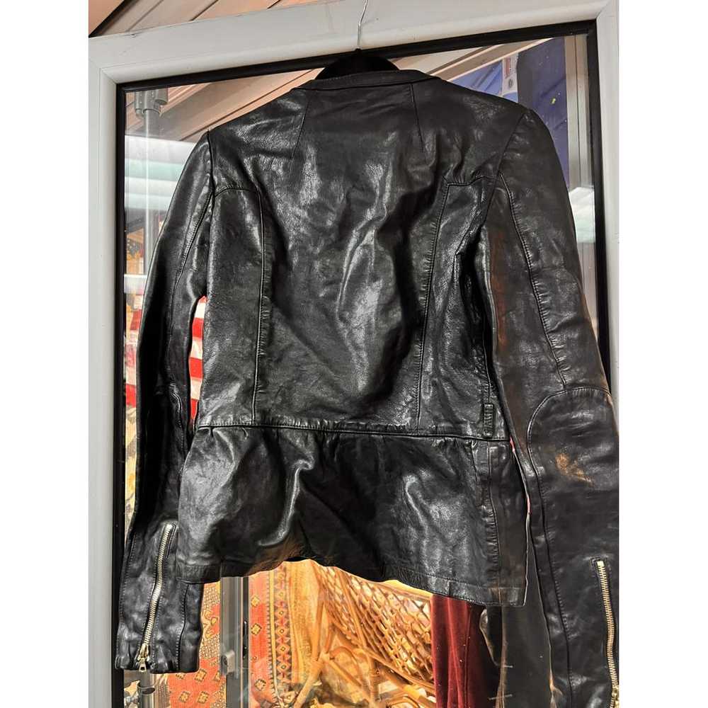 Golden Goose Leather biker jacket - image 2