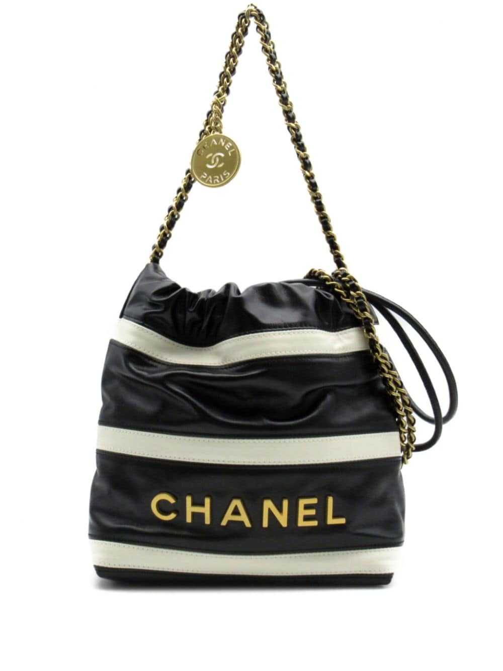 CHANEL Pre-Owned 2021 mini 22 shoulder bag - Black - image 1