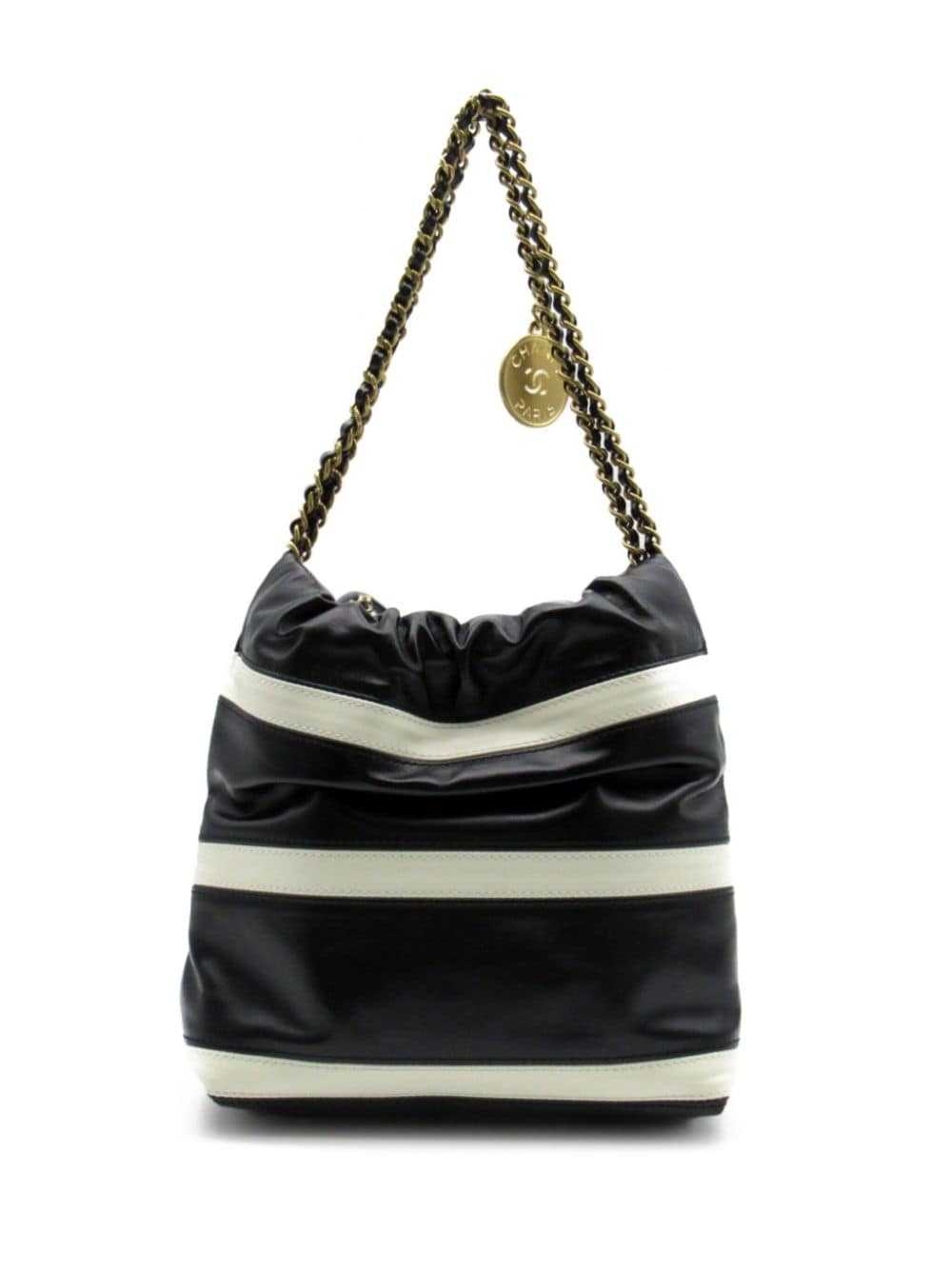 CHANEL Pre-Owned 2021 mini 22 shoulder bag - Black - image 2