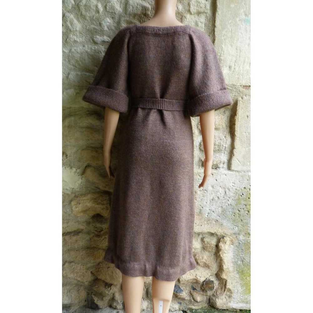 Non Signé / Unsigned Crochet wool maxi dress - image 5