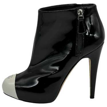 Chanel Patent leather ankle boots