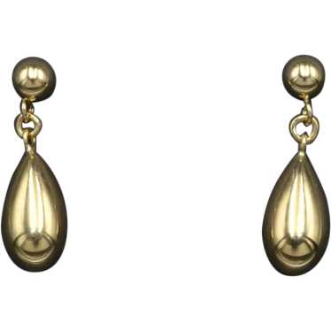 Vintage 14k Gold Drop Earrings