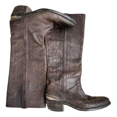 Golden Goose Wish Star leather cowboy boots - image 1