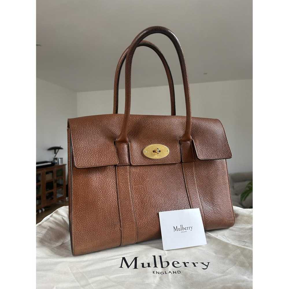 Mulberry Bayswater leather handbag - image 2