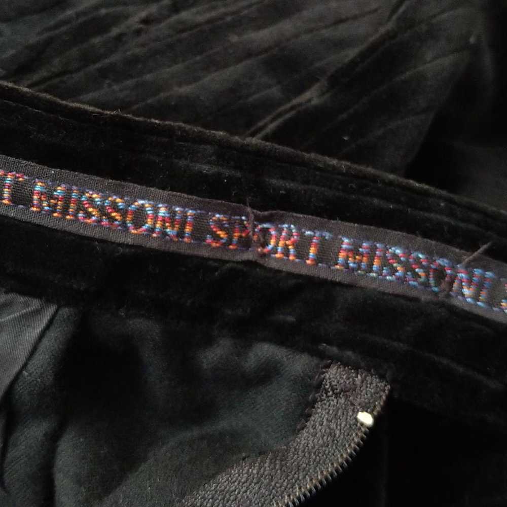 Missoni Women M Black Corduroy Shorts Italian Fas… - image 4