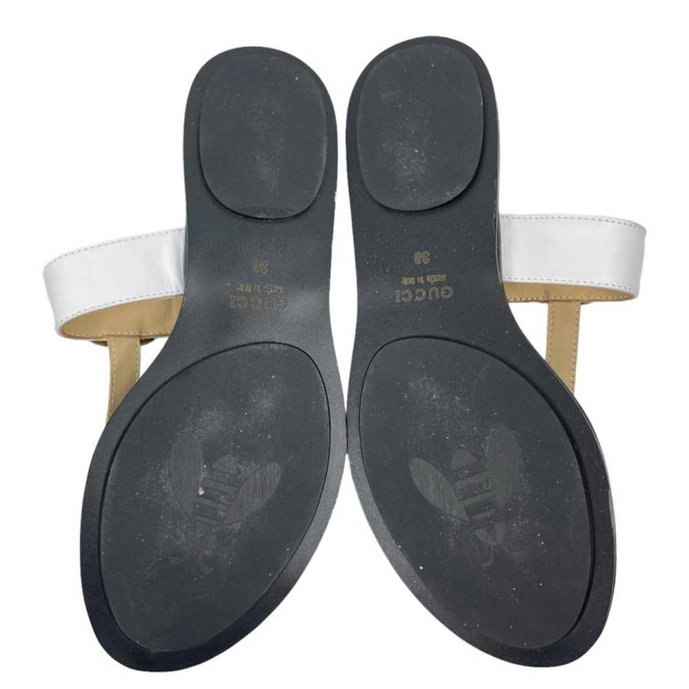 Gucci Double G leather sandal - image 7