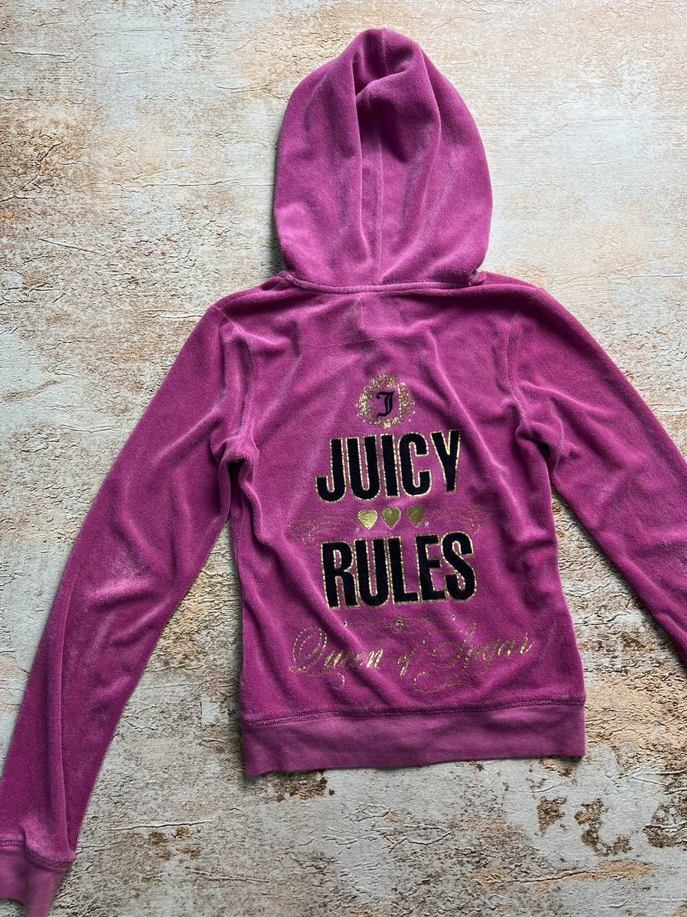 Juicy Couture × Streetwear Juicy Rules vintage zi… - image 1