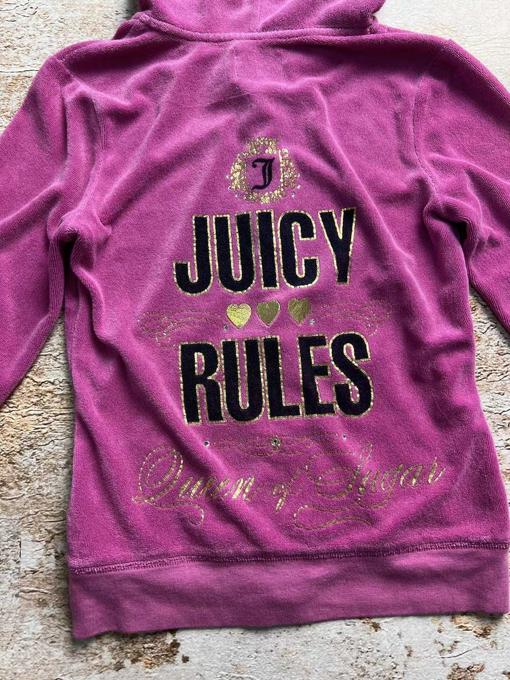 Juicy Couture × Streetwear Juicy Rules vintage zi… - image 6