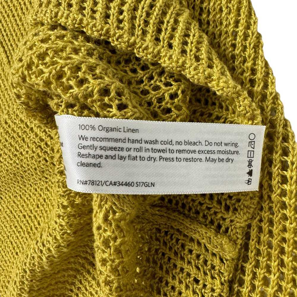 Eileen Fisher EILEEN FISHER Yellow-Green Open Kni… - image 7