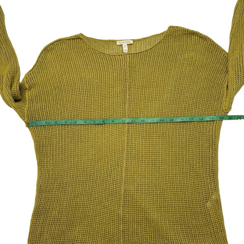 Eileen Fisher EILEEN FISHER Yellow-Green Open Kni… - image 8