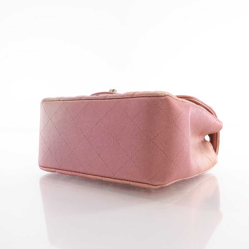 Chanel Mini Square Ombre Pink Iridescent Lambskin… - image 7