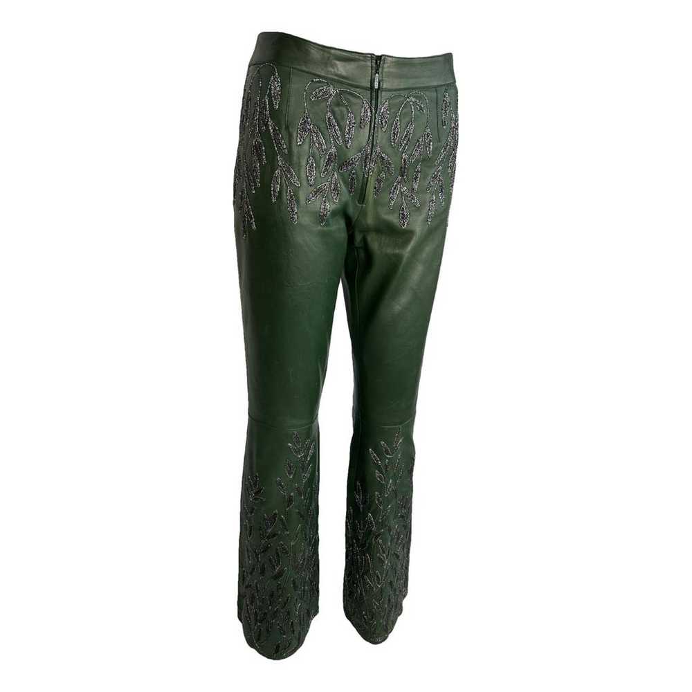 Gucci Leather trousers - image 1