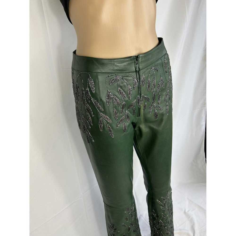 Gucci Leather trousers - image 2