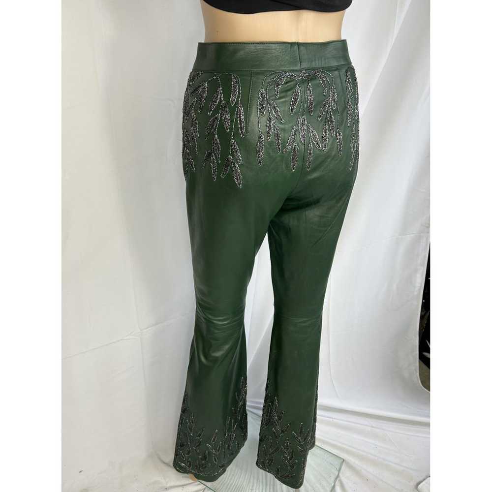 Gucci Leather trousers - image 3