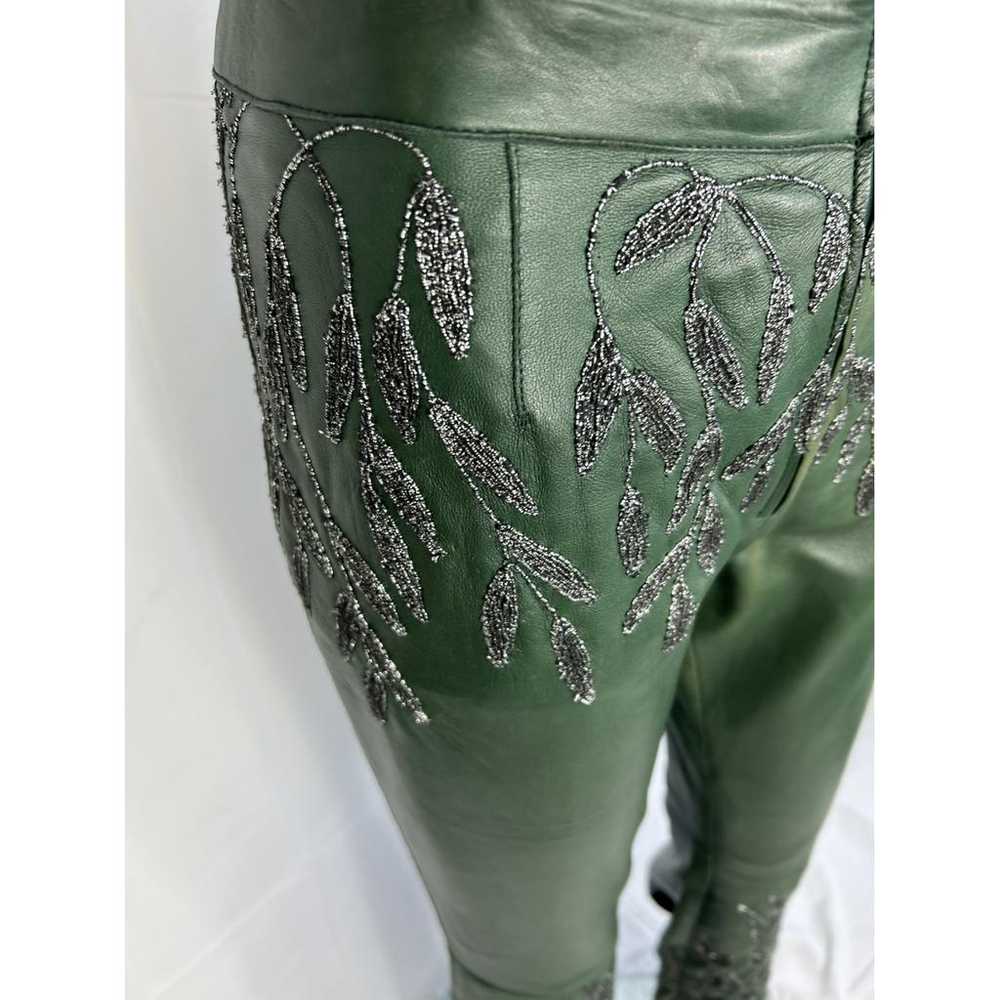 Gucci Leather trousers - image 5