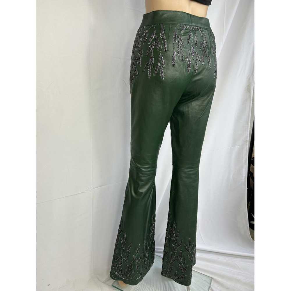 Gucci Leather trousers - image 9