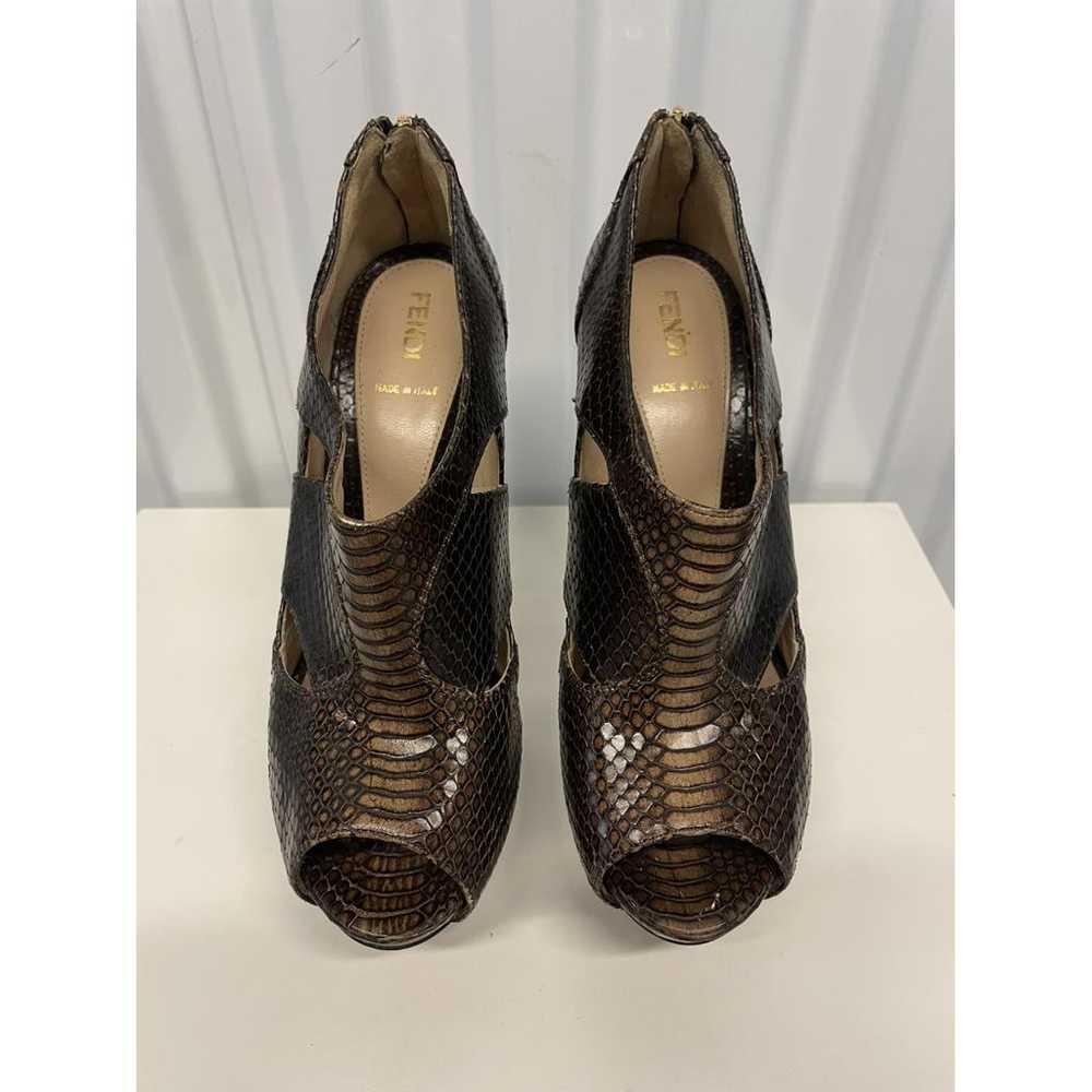 Fendi Leather heels - image 2