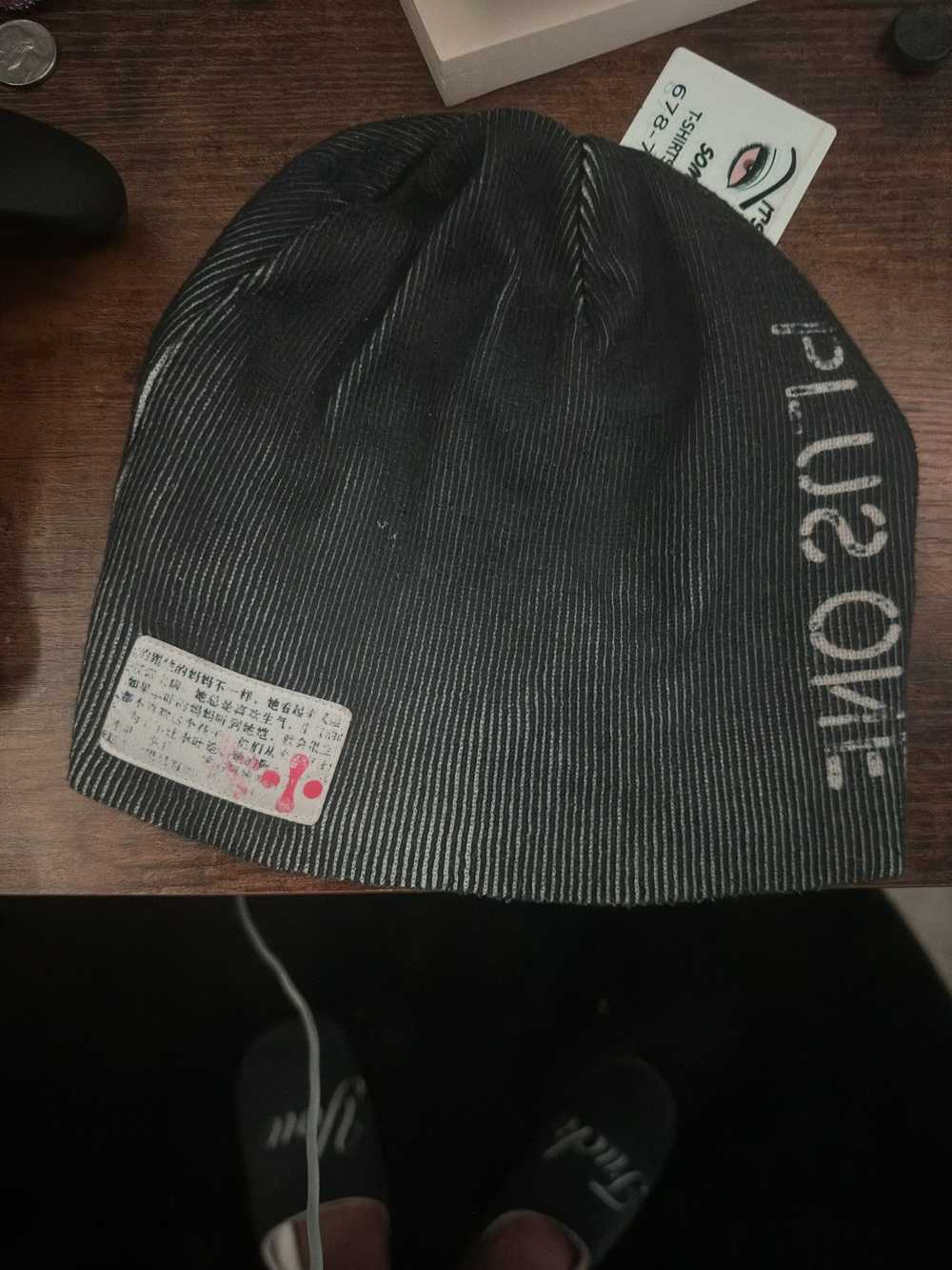 Other × Streetwear × Vintage PlusOne Script Beanie - image 1