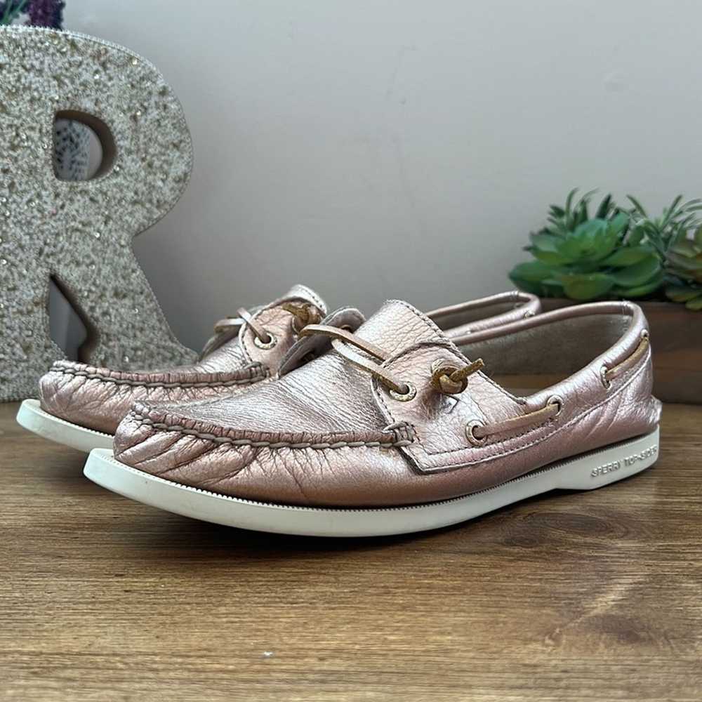 Sperry Sperry 2-Eye Vida Metallic Boat Shoe - image 2