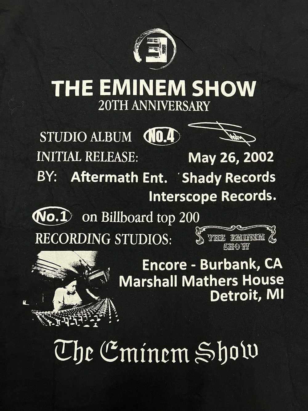 Eminem × Rap Tees × Vintage Vintage 2002 The Emin… - image 3