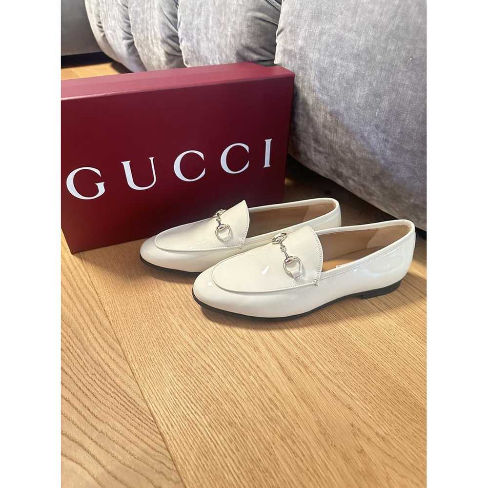 Gucci Brixton patent leather flats - image 2