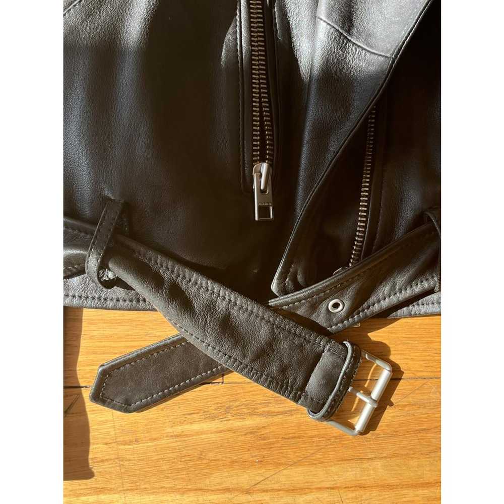 All Saints Leather biker jacket - image 7