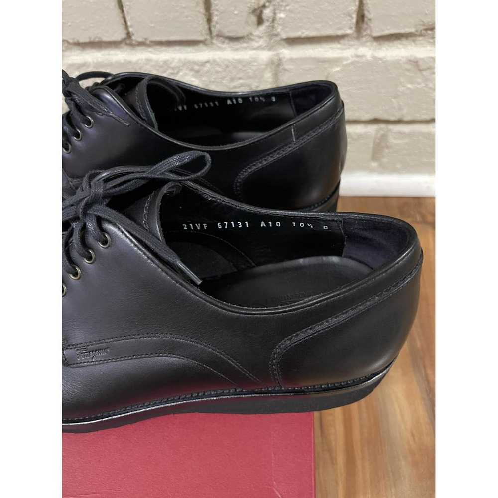 Salvatore Ferragamo Leather lace ups - image 4