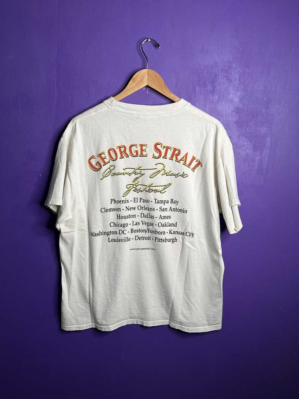 Tour Tee × Vintage Vintage 90s George strait colo… - image 2