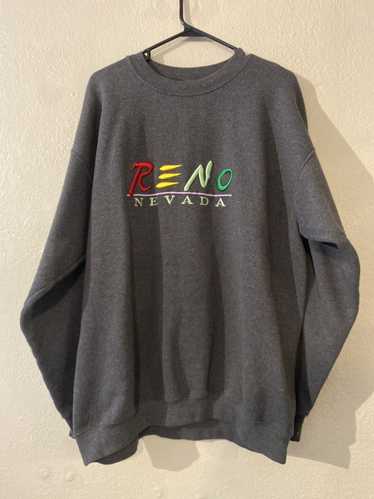 Streetwear × Vintage Vintage 90s Reno Nevada crewn