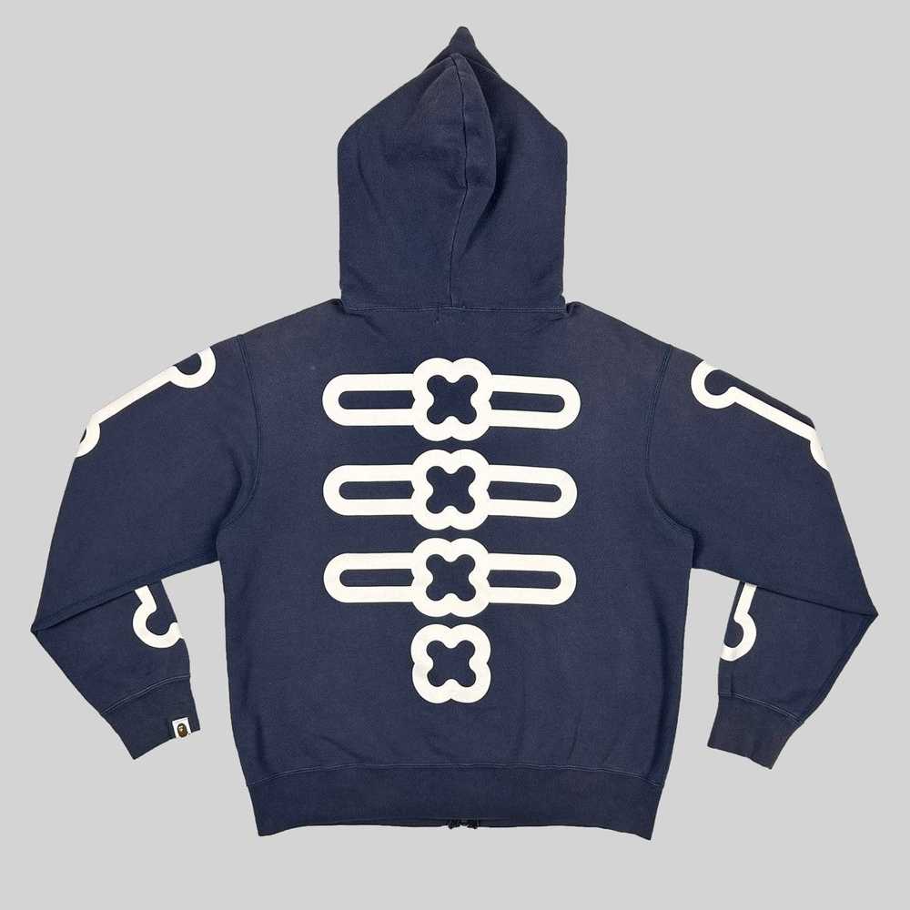 Bape Bape Baby Milo Bone Skull Zip up Hoodie - image 2