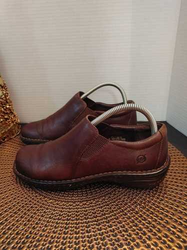 Born Born Leather Toby Duo Loafers Size 7.5